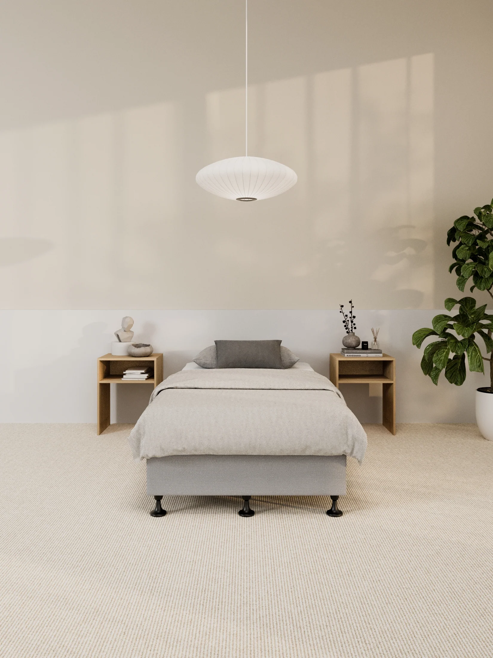 Alexandra Grey Bed Base - Image 5
