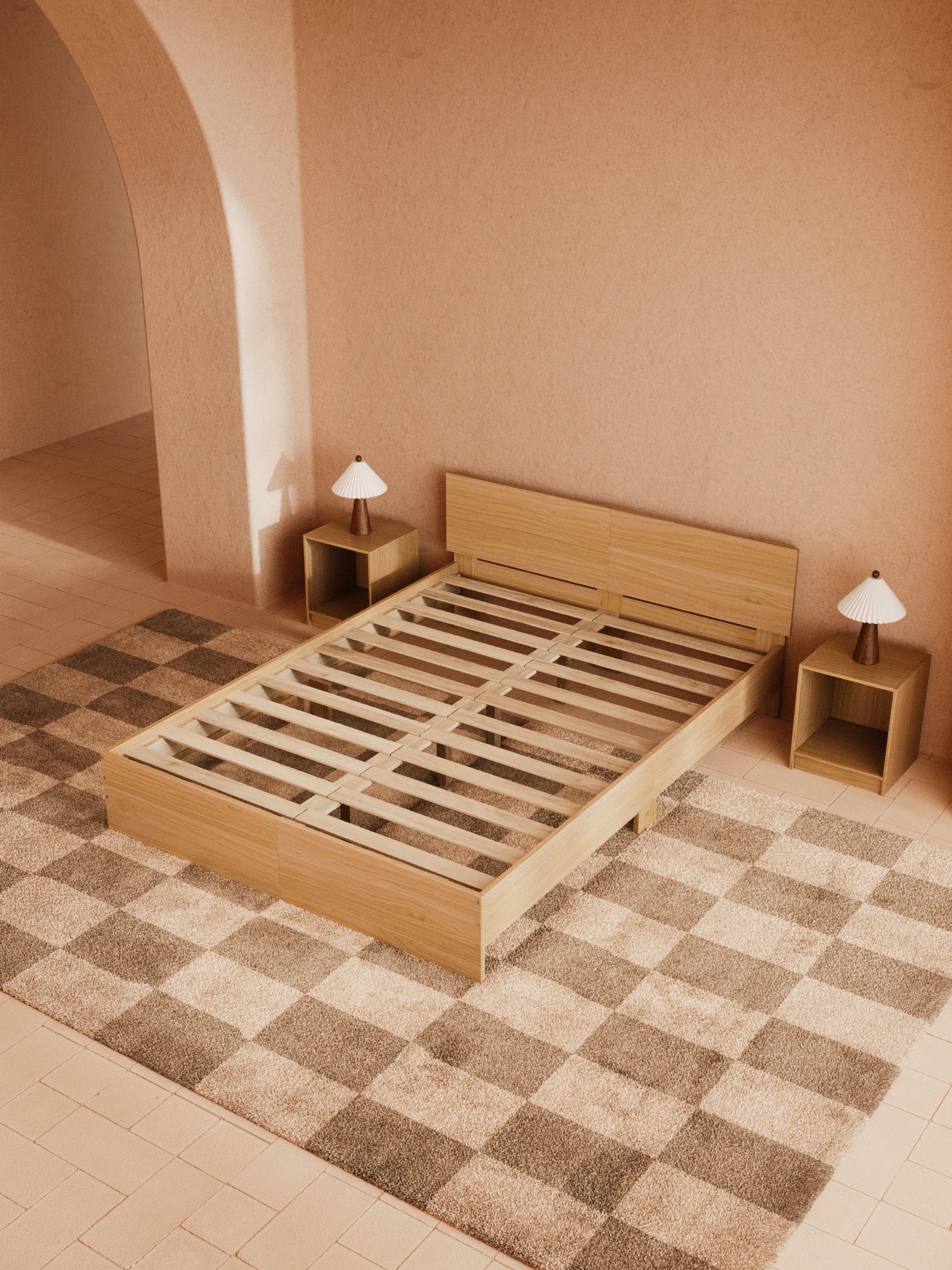 Cody Natural Timber Bed Frame - Image 3
