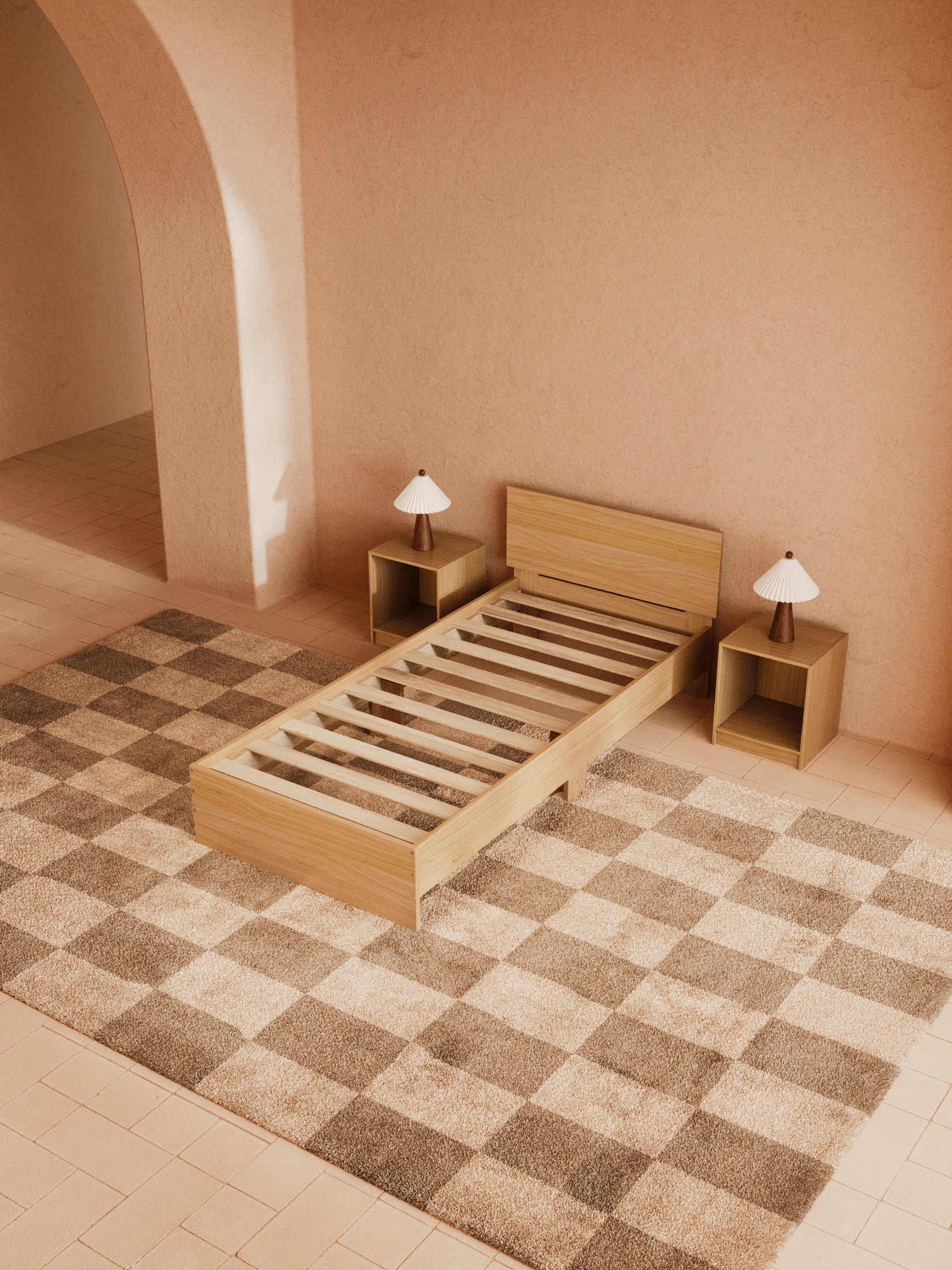 Cody Natural Timber Bed Frame - Image 6