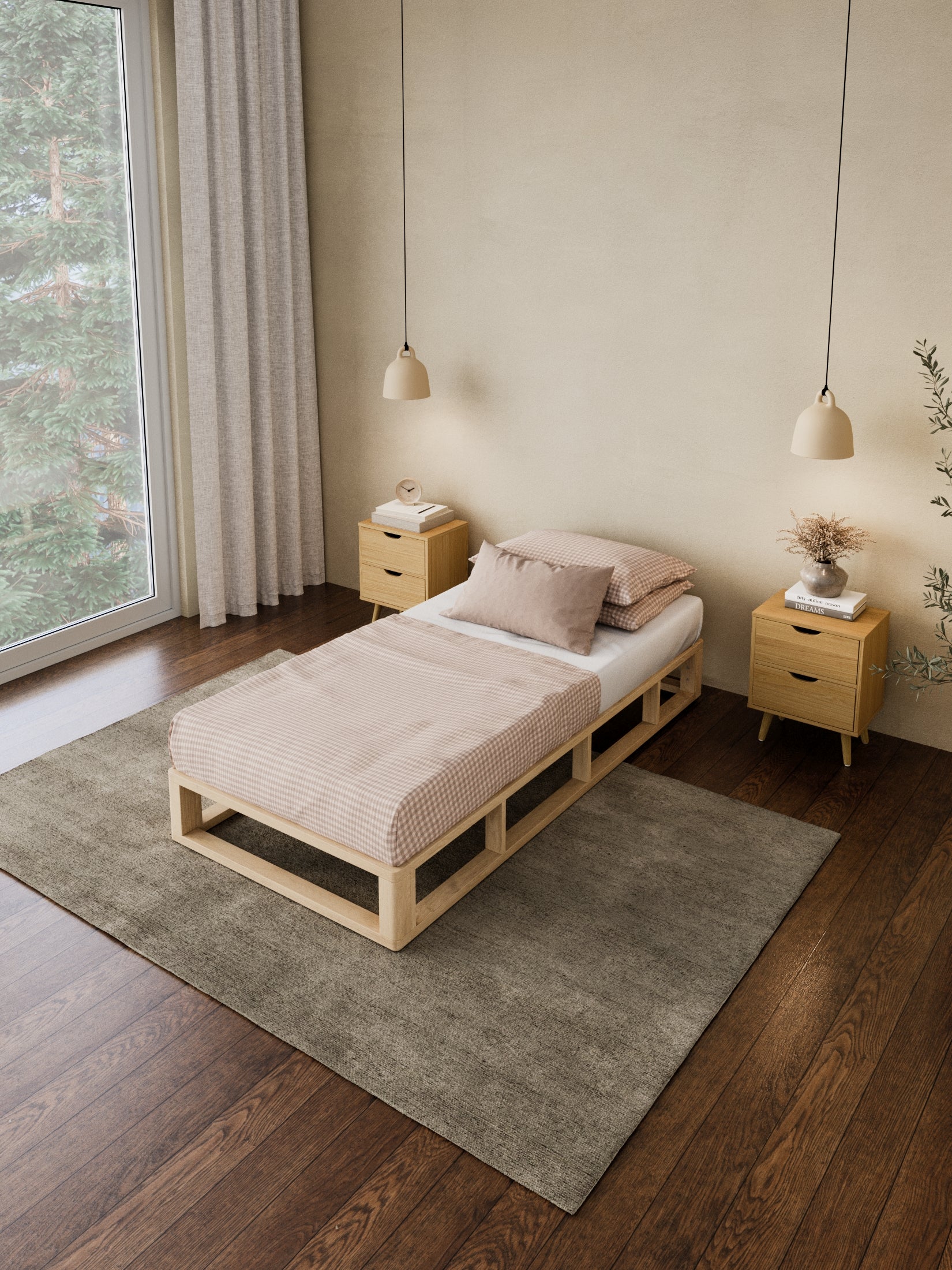 Oasis Pallet Wooden Bed Base - Image 7