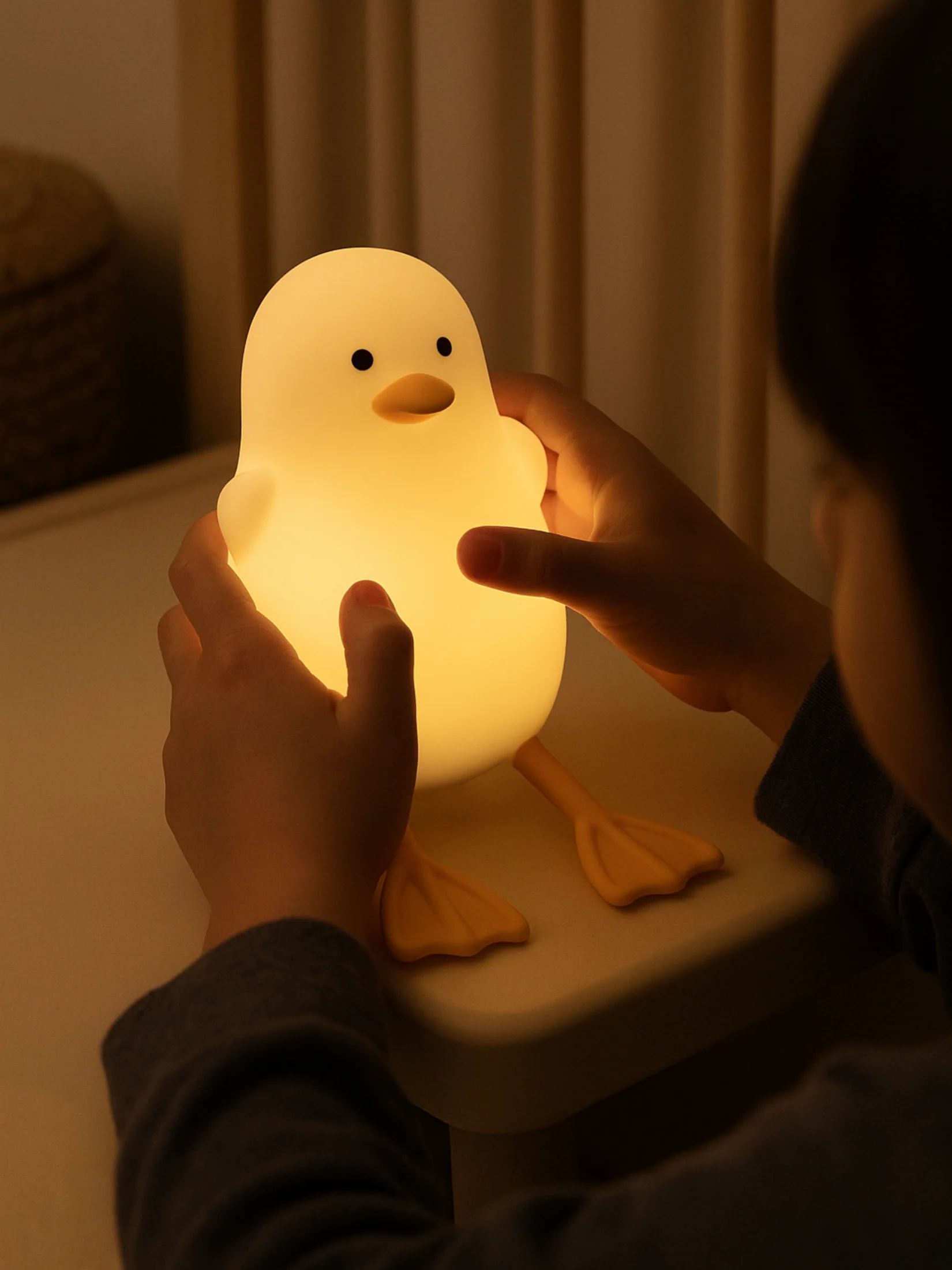 Soothing Nursery Glow Duck Touch Light - Image 3
