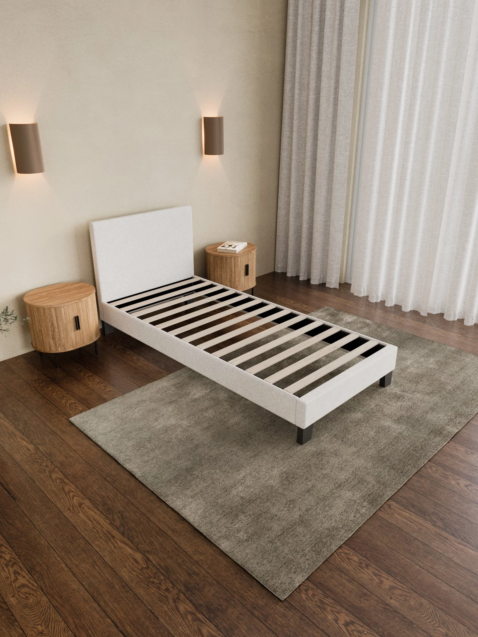 Tori Cloud Boucle Bed Frame - Image 6