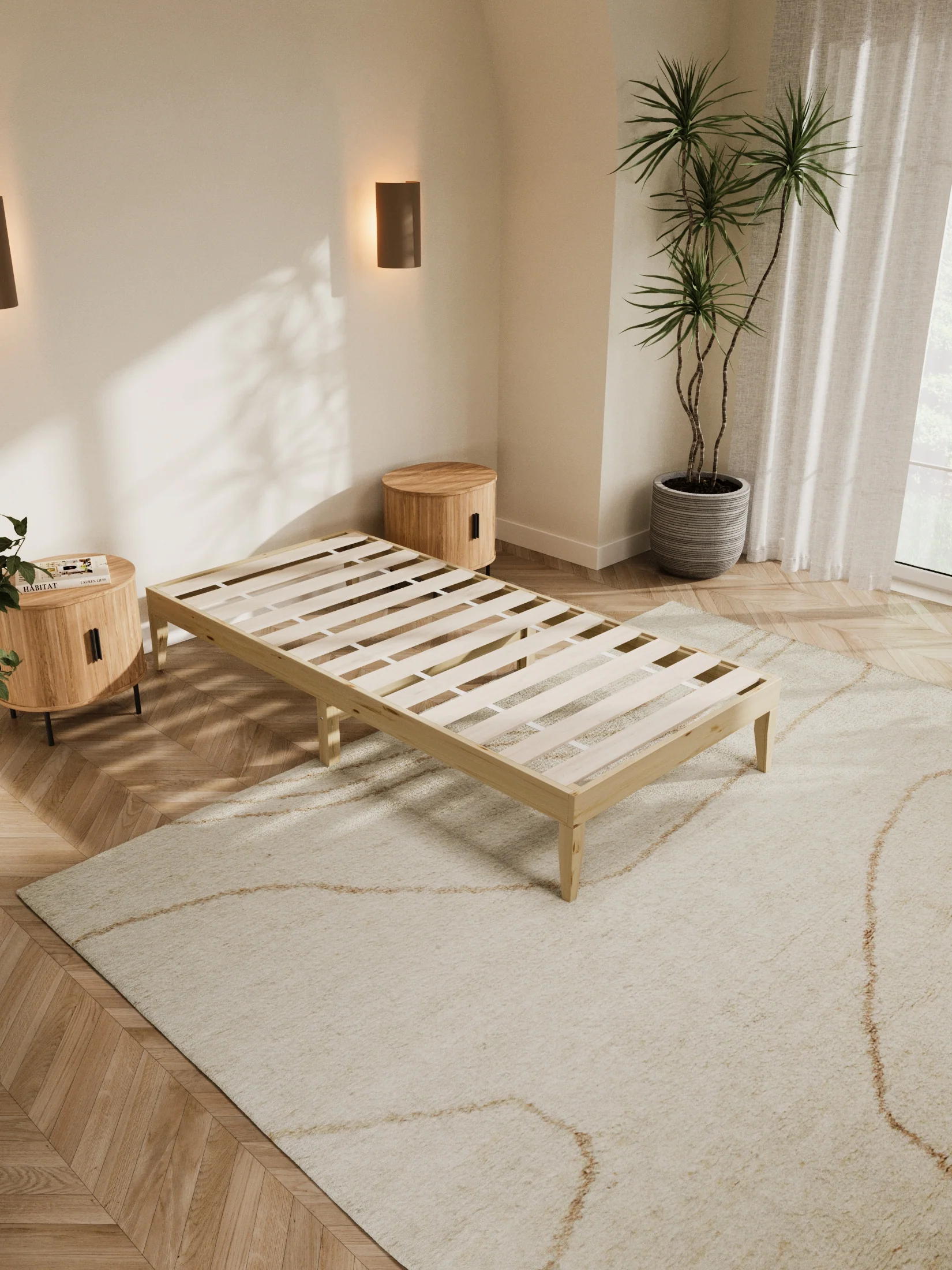 Ventura Classic Wooden Bed Base - Image 5
